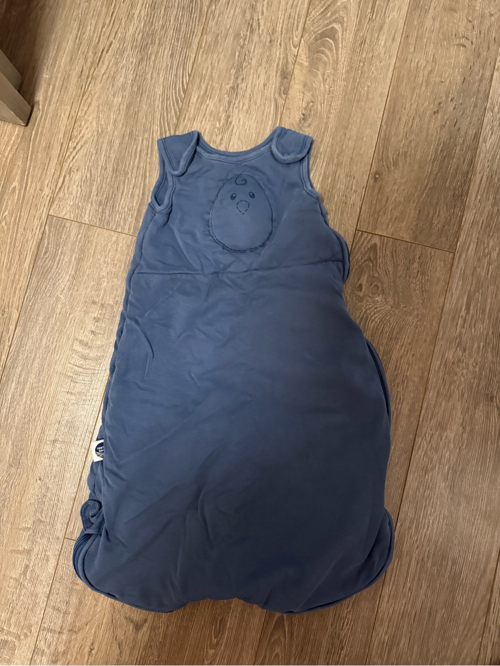 Nested Bean Navy Blue Sleeveless Sleep Sack with Chick Detail